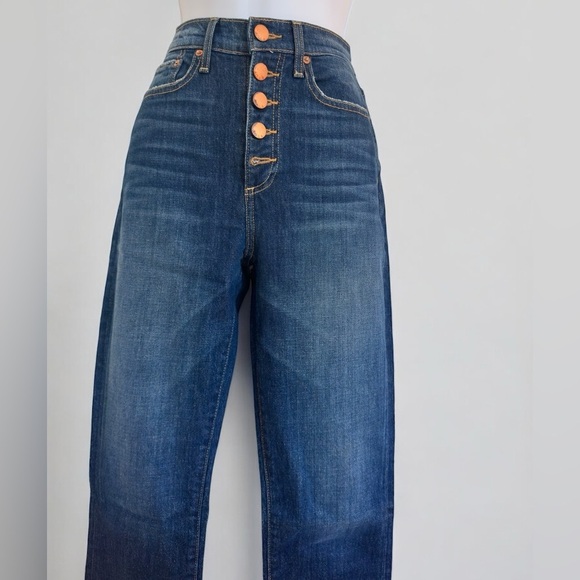 Alice + Olivia Jeans button up skinny crop pants size 26 - Picture 3 of 16